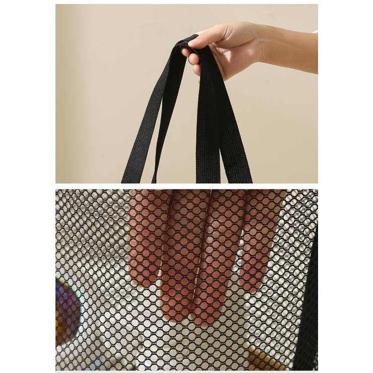 トートバッグ メッシュバッグ ビーチバッグ | PlusNao | 詳細画像16 