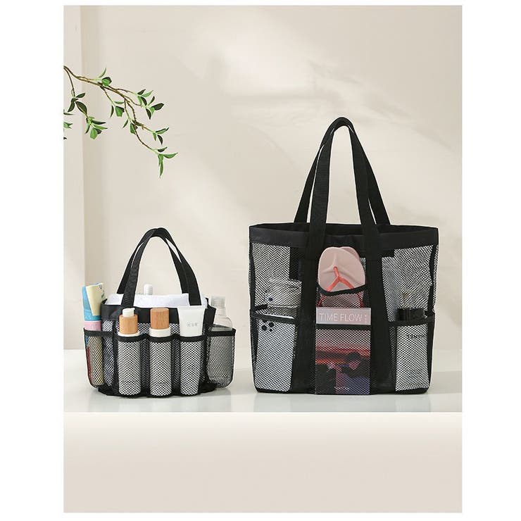 トートバッグ メッシュバッグ ビーチバッグ | PlusNao | 詳細画像3 