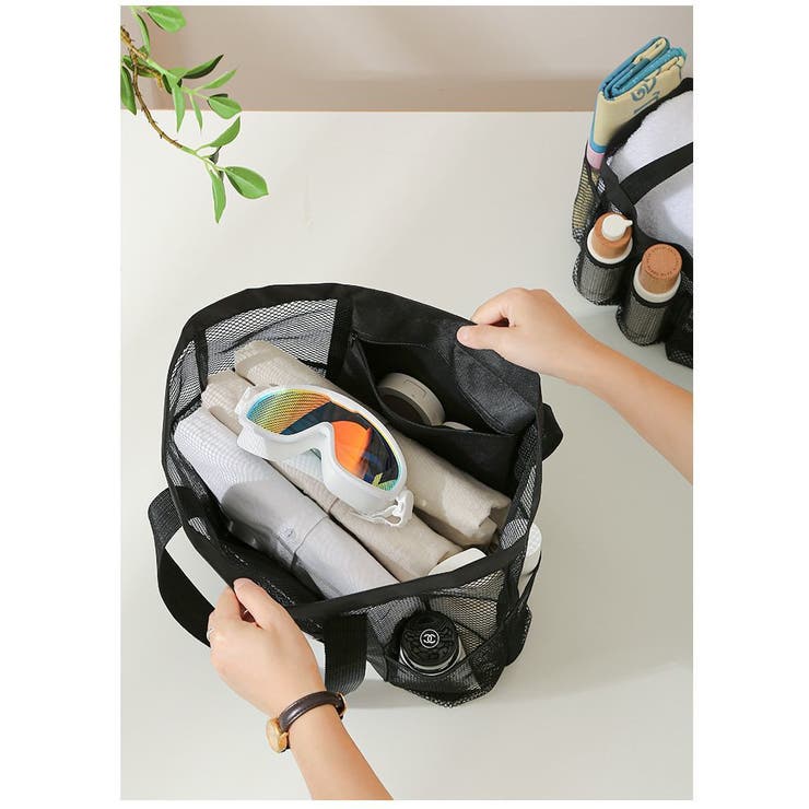 トートバッグ メッシュバッグ ビーチバッグ | PlusNao | 詳細画像7 