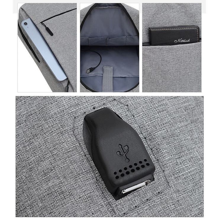 ビジネスリュック メンズ レディース | PlusNao | 詳細画像17 