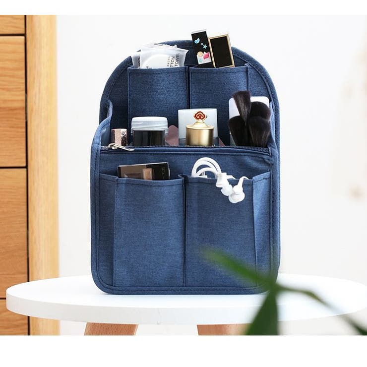 化粧ポーチ 自立 縦収納 | PlusNao | 詳細画像2 