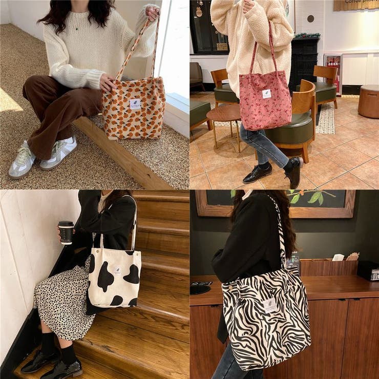 トートバッグ レディース コーデュロイ | PlusNao | 詳細画像4 