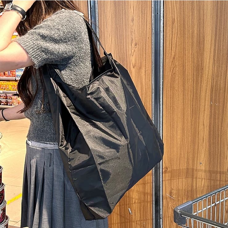 エコバッグ ショッピングバッグ 収納袋付き | PlusNao | 詳細画像4 
