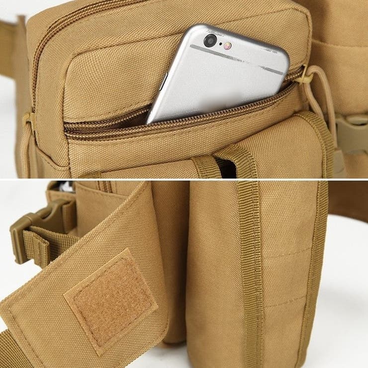 アウトドアバッグ ウエストバッグ ボディバッグ | PlusNao | 詳細画像11 