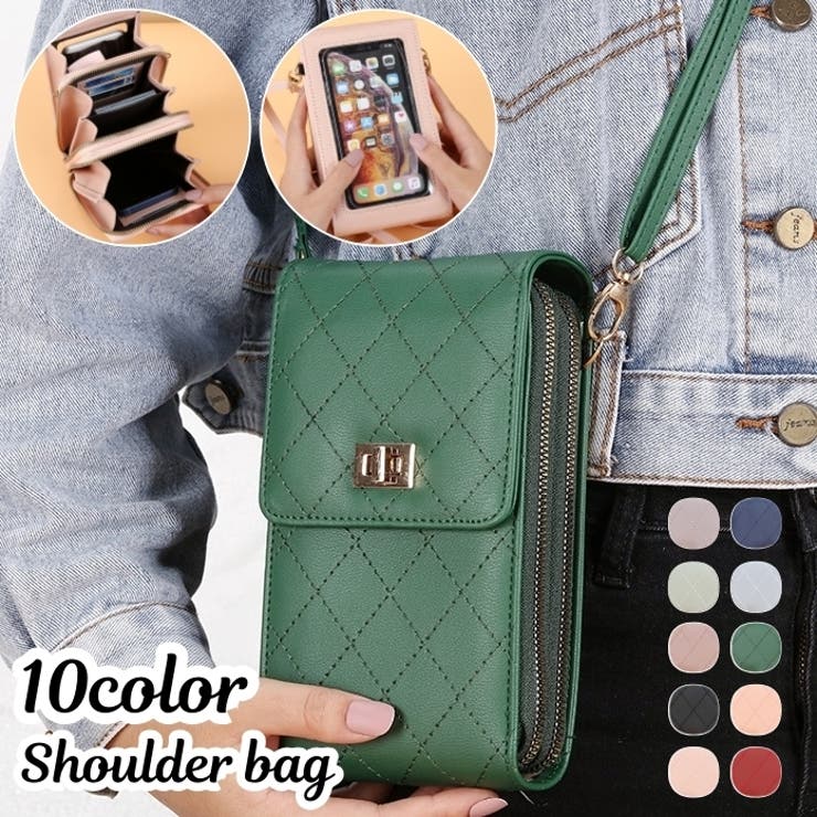 ショルダーバッグ スマホポーチ レディース | PlusNao | 詳細画像1 