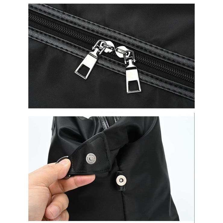 ボストンバッグ 2WAY ショルダーバッグ | PlusNao | 詳細画像18 