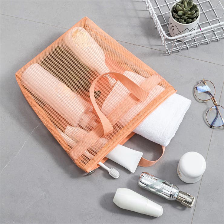 メッシュバッグ ハンドバッグ お風呂バッグ | PlusNao | 詳細画像4 