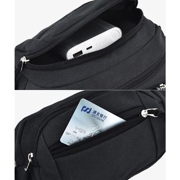 ボディバッグ ウエストポーチ ウエストバッグ | PlusNao | 詳細画像17 