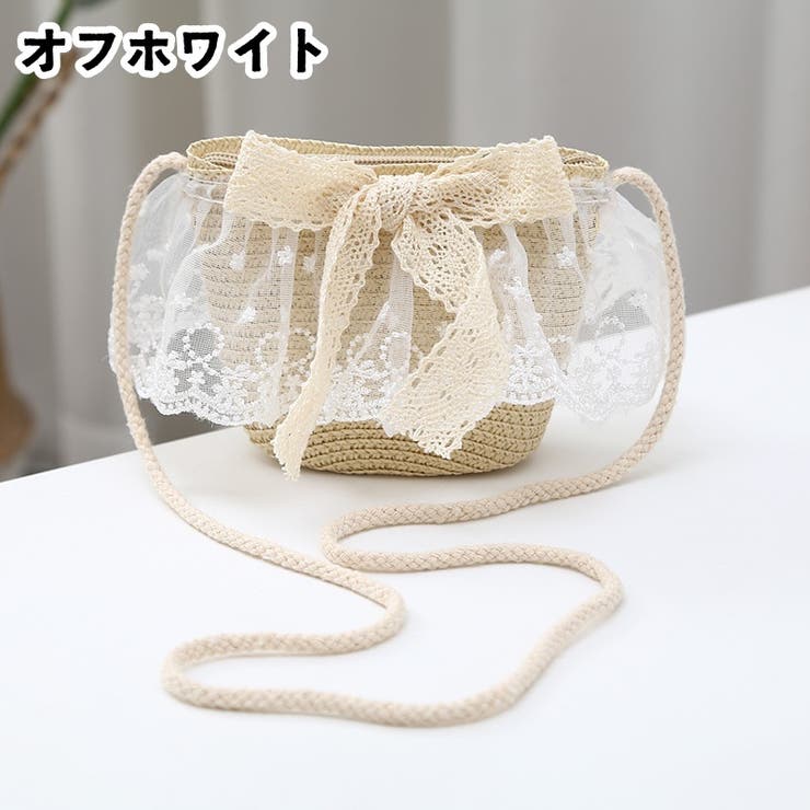 キッズポシェット【お揃いハットあり】 ストローバッグ 麦わら | PlusNao | 詳細画像11 