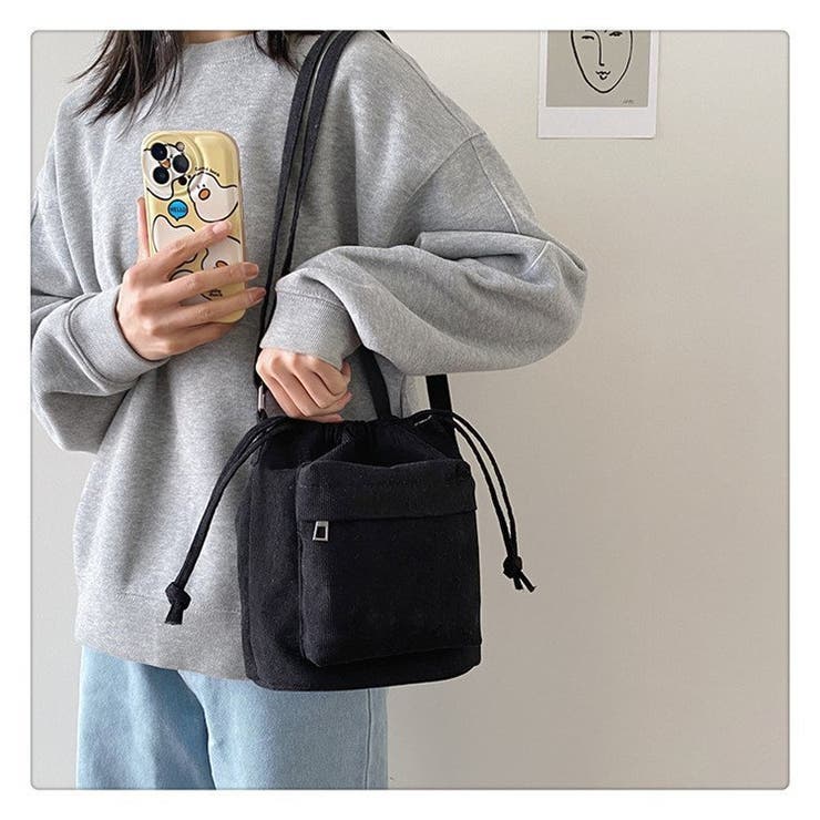 ショルダーバッグ 巾着バッグ レディース | PlusNao | 詳細画像8 