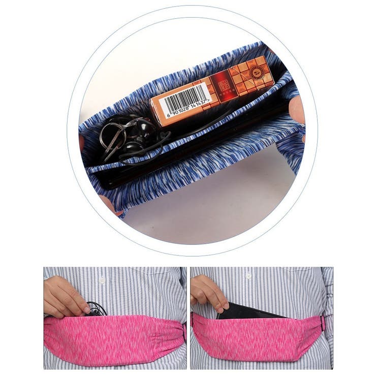 ランニングポーチ ウエストポーチ ボディバッグ | PlusNao | 詳細画像3 