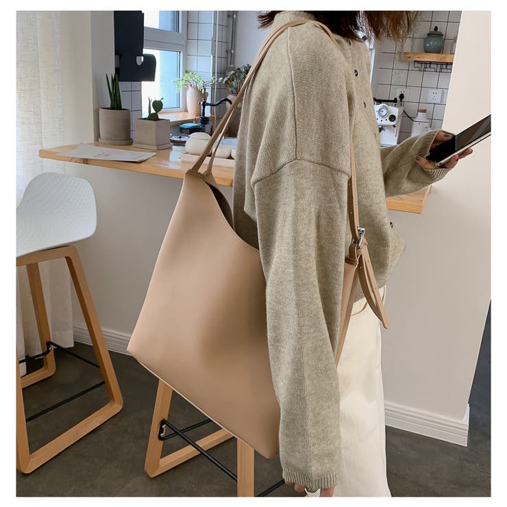 ショルダーバック ポーチ付き レディースバック | PlusNao | 詳細画像7 