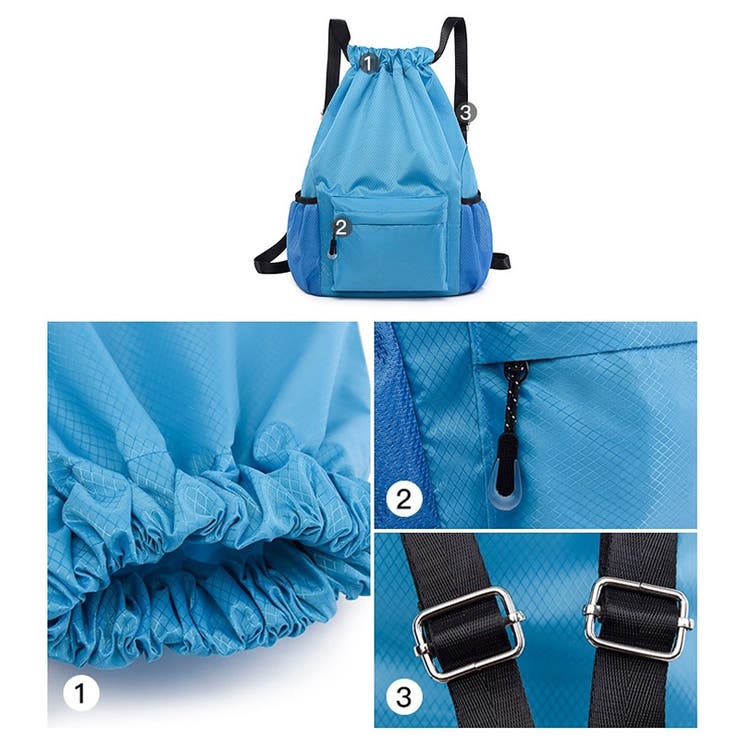 ナップサック リュックサック ユニセックス | PlusNao | 詳細画像16 