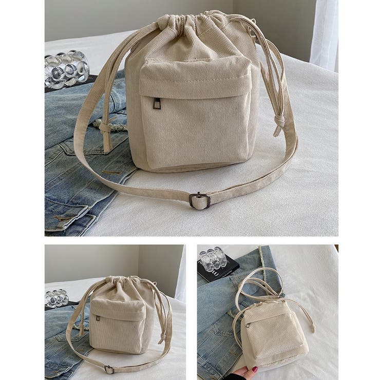 ショルダーバッグ 巾着バッグ レディース | PlusNao | 詳細画像12 