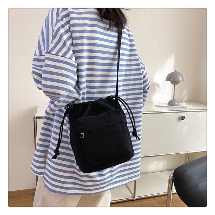 ショルダーバッグ 巾着バッグ レディース | PlusNao | 詳細画像4 