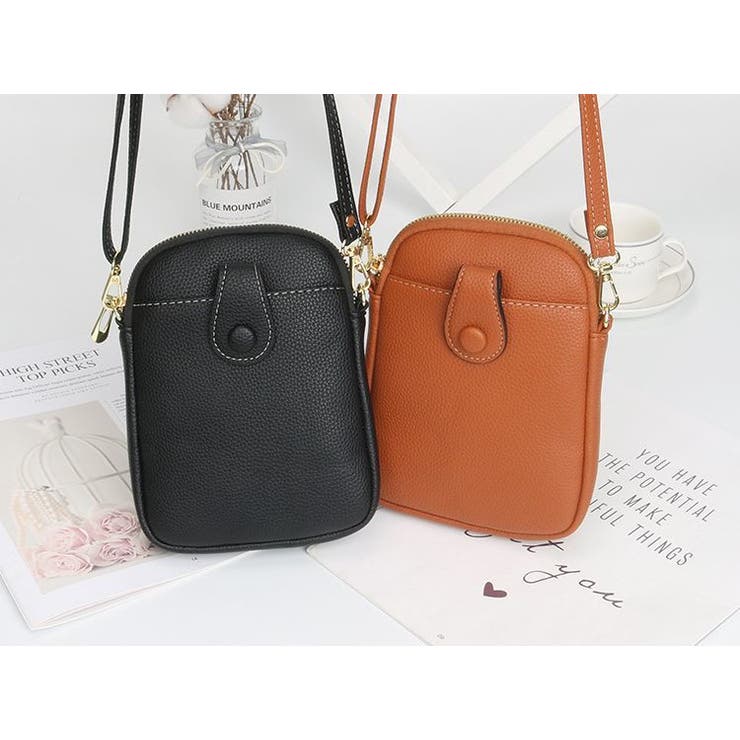 ミニショルダーバッグ スマホポーチ お財布ポシェット | PlusNao | 詳細画像12 