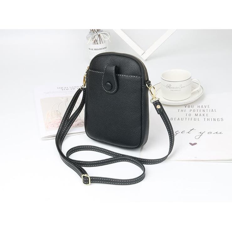 ミニショルダーバッグ スマホポーチ お財布ポシェット | PlusNao | 詳細画像2 