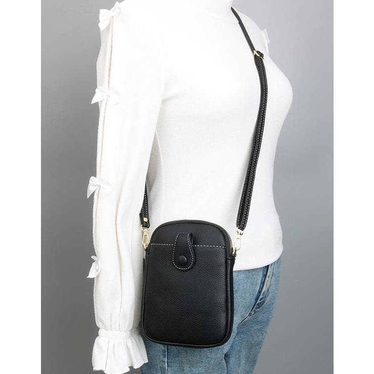 ミニショルダーバッグ スマホポーチ お財布ポシェット | PlusNao | 詳細画像3 