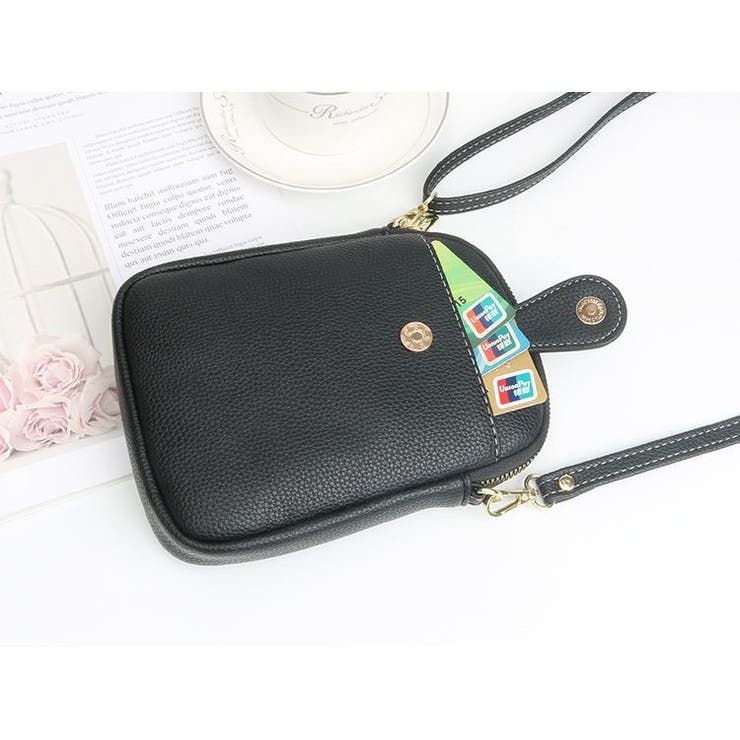 ミニショルダーバッグ スマホポーチ お財布ポシェット | PlusNao | 詳細画像5 