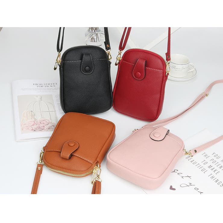 ミニショルダーバッグ スマホポーチ お財布ポシェット | PlusNao | 詳細画像7 