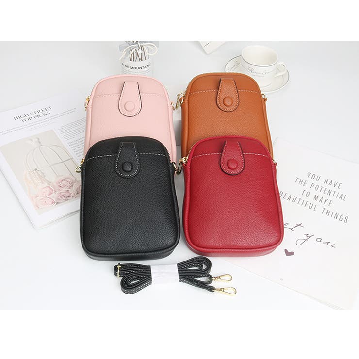 ミニショルダーバッグ スマホポーチ お財布ポシェット | PlusNao | 詳細画像9 