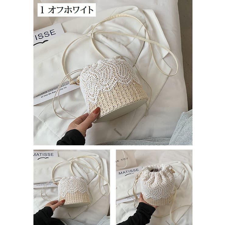 かごバッグ ショルダーバッグ 巾着バッグ | PlusNao | 詳細画像10 