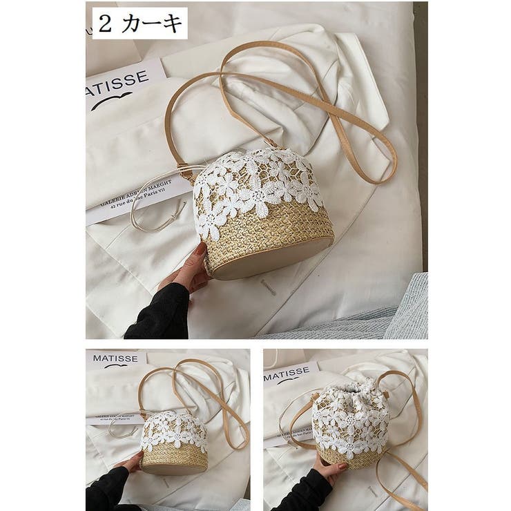 かごバッグ ショルダーバッグ 巾着バッグ | PlusNao | 詳細画像13 