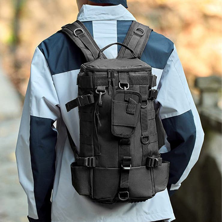 釣竿ホルダー付きフィッシングバッグ フィッシングバッグ 釣りバッグ | PlusNao | 詳細画像3 