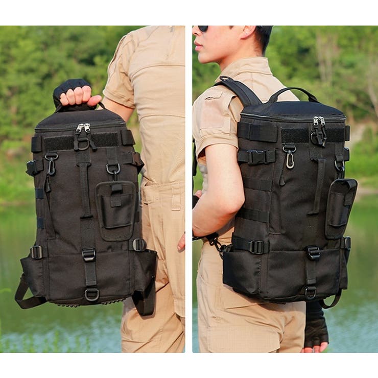 釣竿ホルダー付きフィッシングバッグ フィッシングバッグ 釣りバッグ | PlusNao | 詳細画像4 