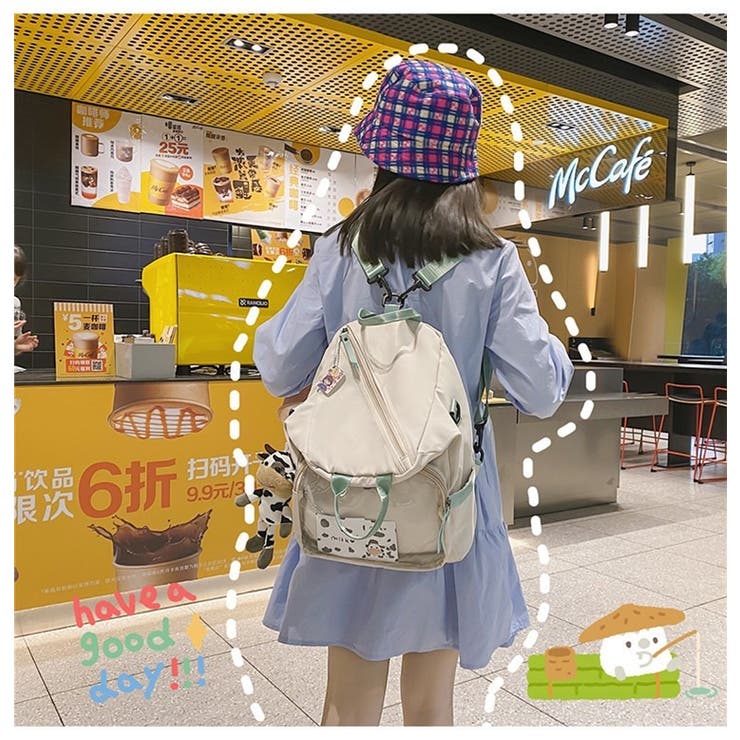 2wayバッグ リュックサック デイパック | PlusNao | 詳細画像4 