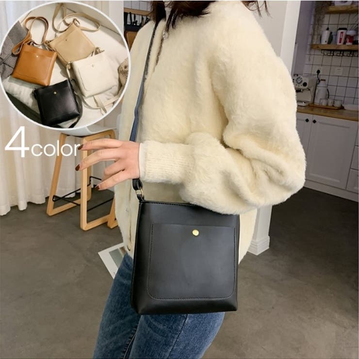 ミニショルダーバッグ レディース レザー調 | PlusNao | 詳細画像1 