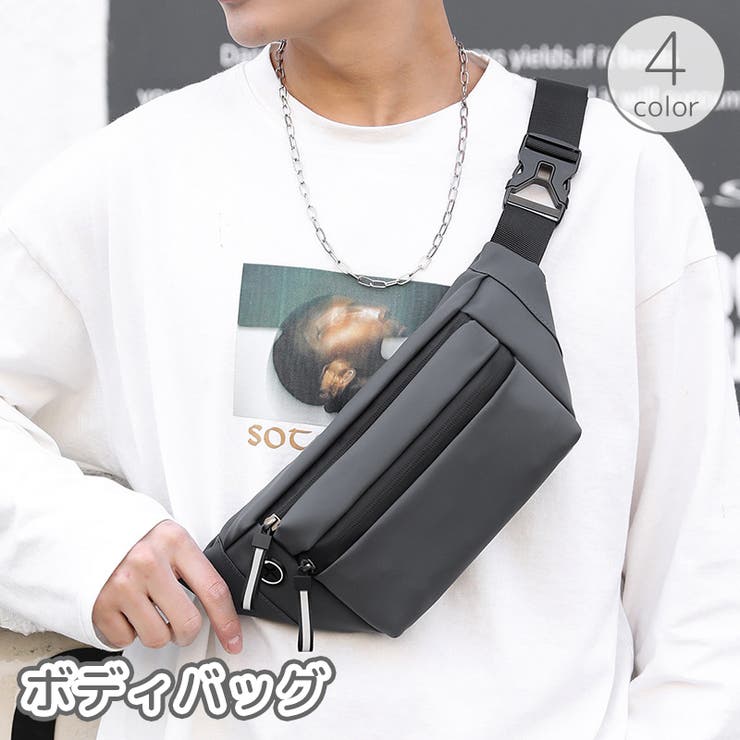 ボディバッグ ウエストポーチ ウエストバッグ[品番：FQ000233019