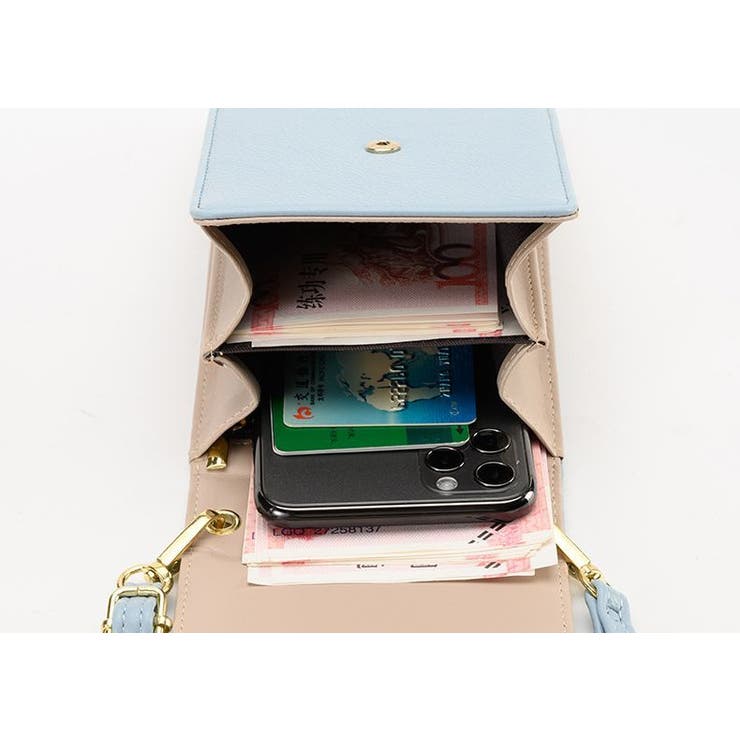 ミニショルダーバッグ スマホポーチ お財布ポシェット | PlusNao | 詳細画像7 