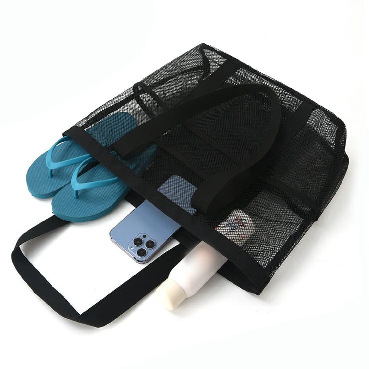 メッシュバッグ トートバッグ ビーチバッグ | PlusNao | 詳細画像2 