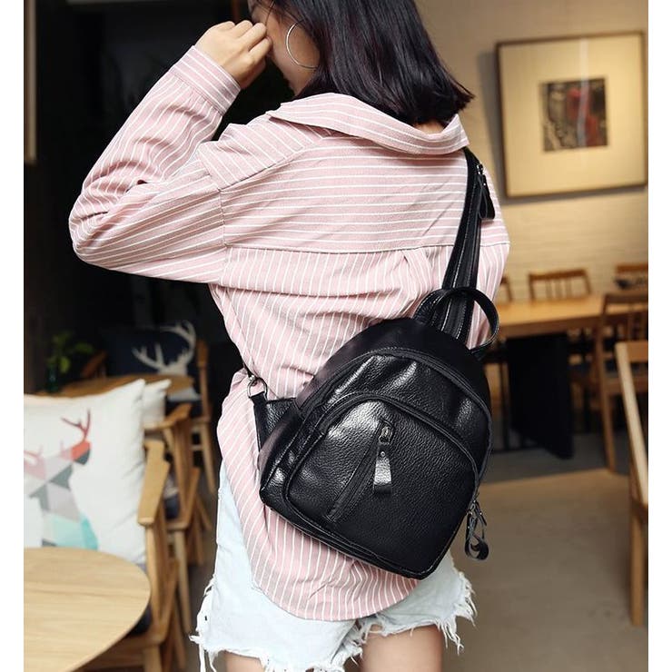 2wayバッグ リュックサック ボディバッグ | PlusNao | 詳細画像4 