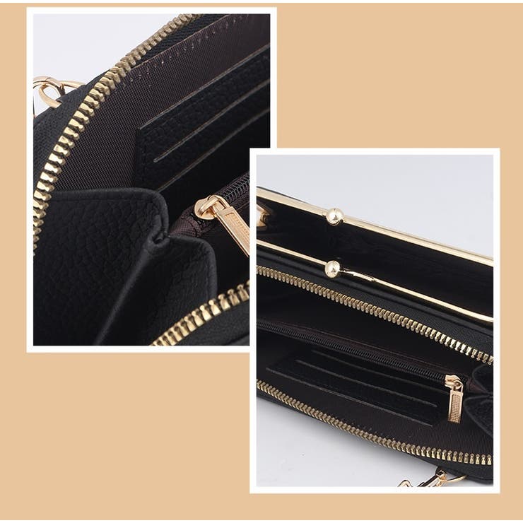 ショルダーバッグ お財布ポシェット ミニバッグ | PlusNao | 詳細画像17 