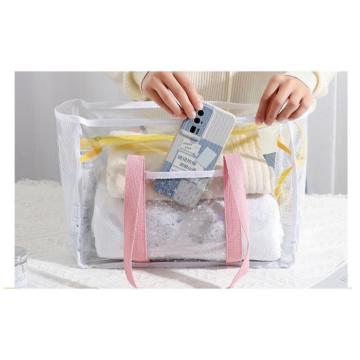 ビニールバッグ トートバッグ レディース | PlusNao | 詳細画像4 