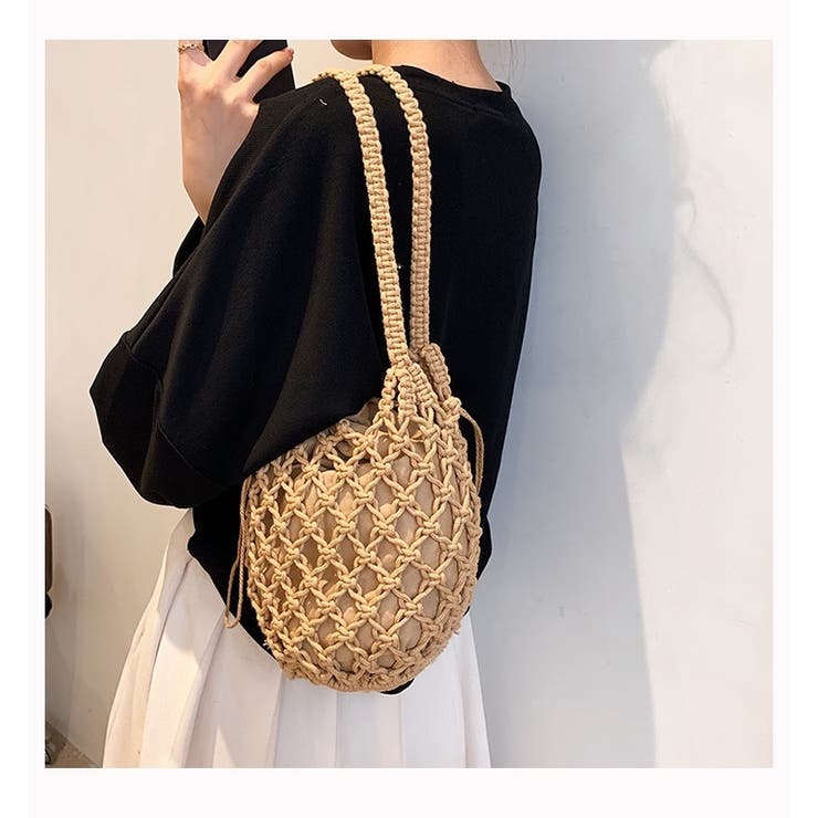 ショルダーバッグ レディース かご風 | PlusNao | 詳細画像3 