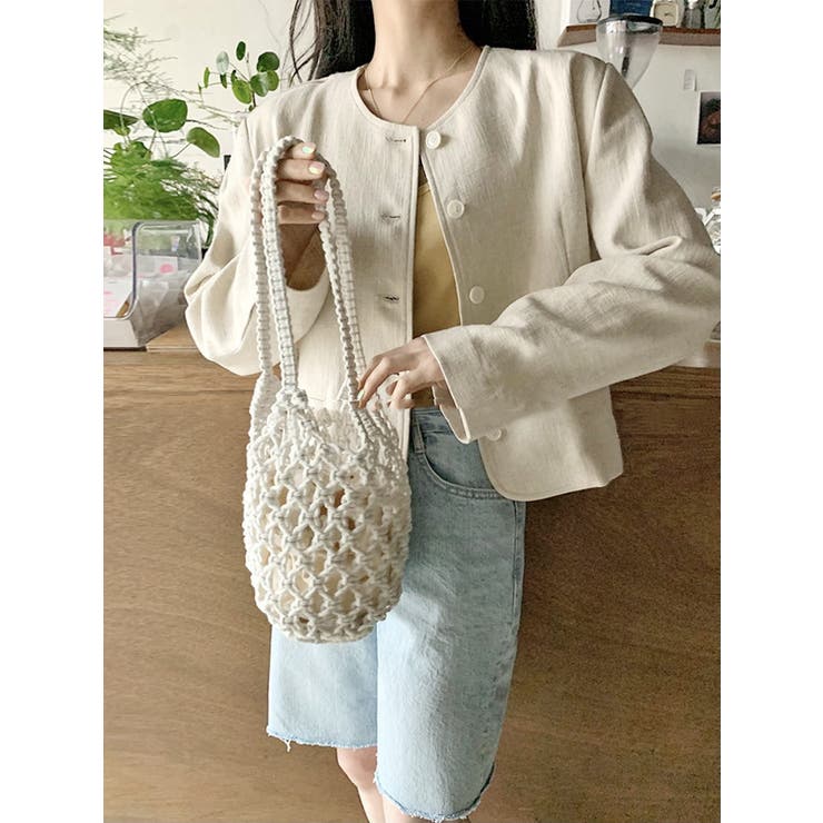 ショルダーバッグ レディース かご風 | PlusNao | 詳細画像7 