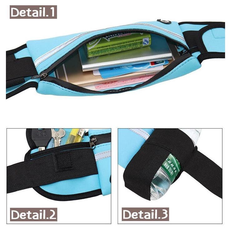 ランニングポーチ レディース メンズ | PlusNao | 詳細画像8 