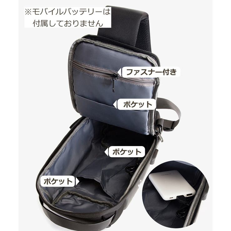 ボディバッグ メンズ メッセンジャー | PlusNao | 詳細画像14 