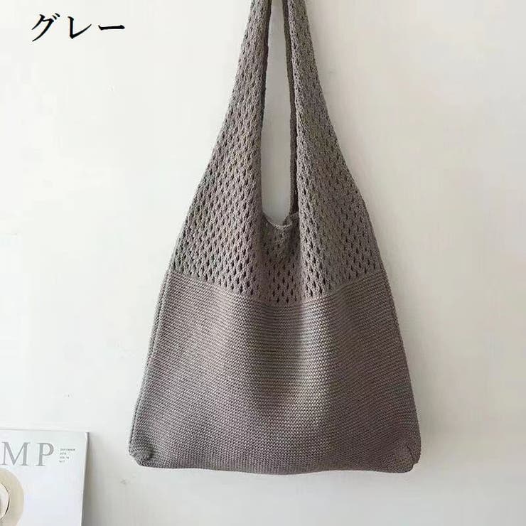 トートバッグ ニット 鞄 | PlusNao | 詳細画像12 