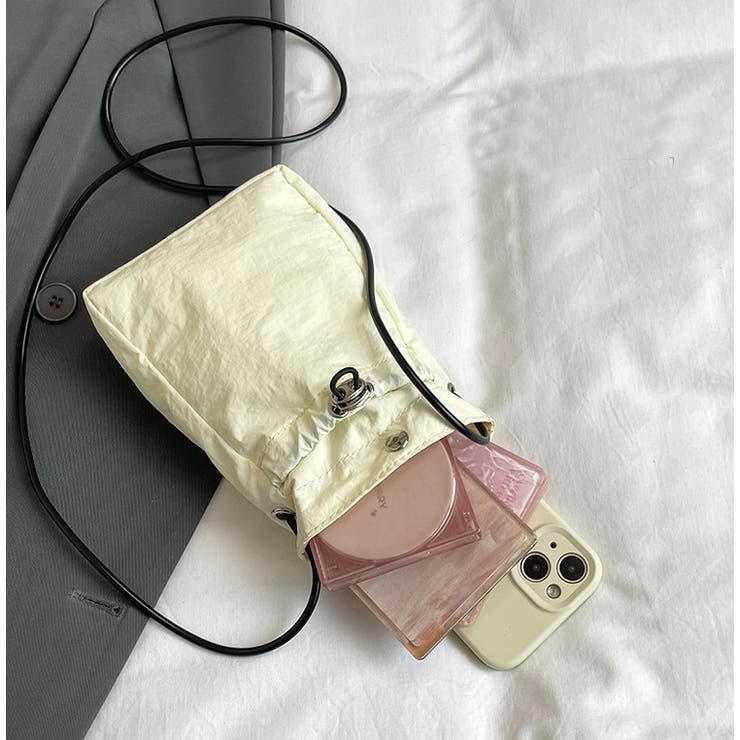 ショルダーバッグ 巾着バッグ サコッシュ | PlusNao | 詳細画像12 