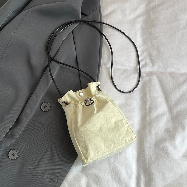 ショルダーバッグ 巾着バッグ サコッシュ | PlusNao | 詳細画像15 