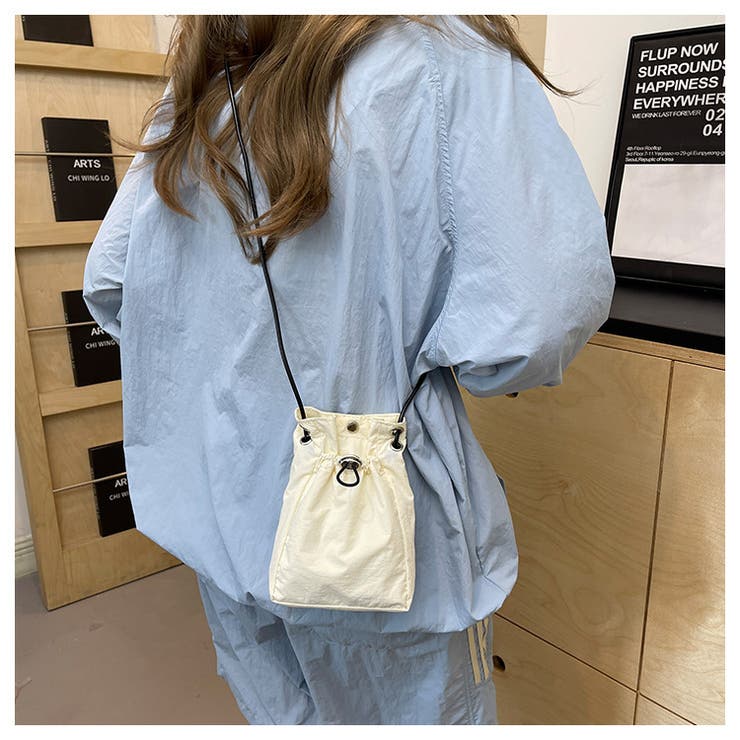 ショルダーバッグ 巾着バッグ サコッシュ | PlusNao | 詳細画像3 