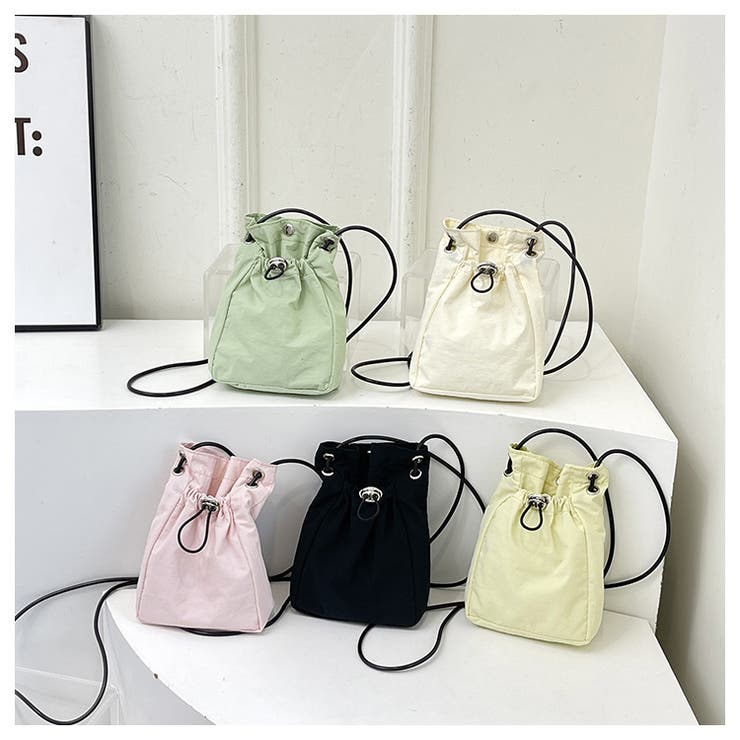 ショルダーバッグ 巾着バッグ サコッシュ | PlusNao | 詳細画像5 