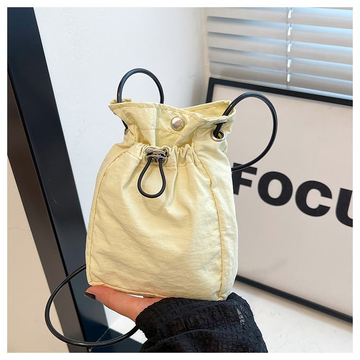 ショルダーバッグ 巾着バッグ サコッシュ | PlusNao | 詳細画像8 