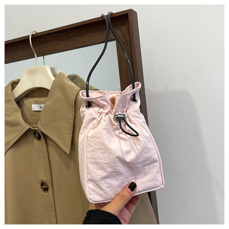 ショルダーバッグ 巾着バッグ サコッシュ | PlusNao | 詳細画像9 