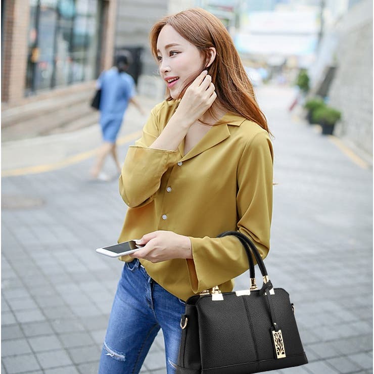 ハンドバッグ ショルダーバッグ 2wayバッグ | PlusNao | 詳細画像3 