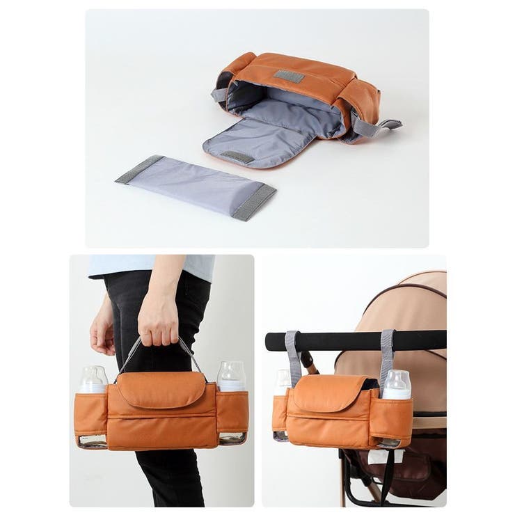 ベビーカーバッグ バギーバッグ 後付け | PlusNao | 詳細画像10 